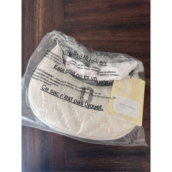 Beautiful authentic Marc Jacobs quilted curve bag in cotton - Picture 14 of 16